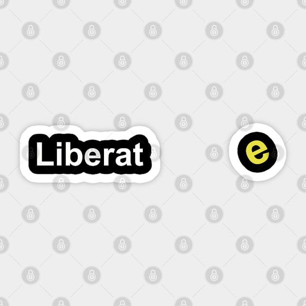 Liberation Sticker by IconsPopArt